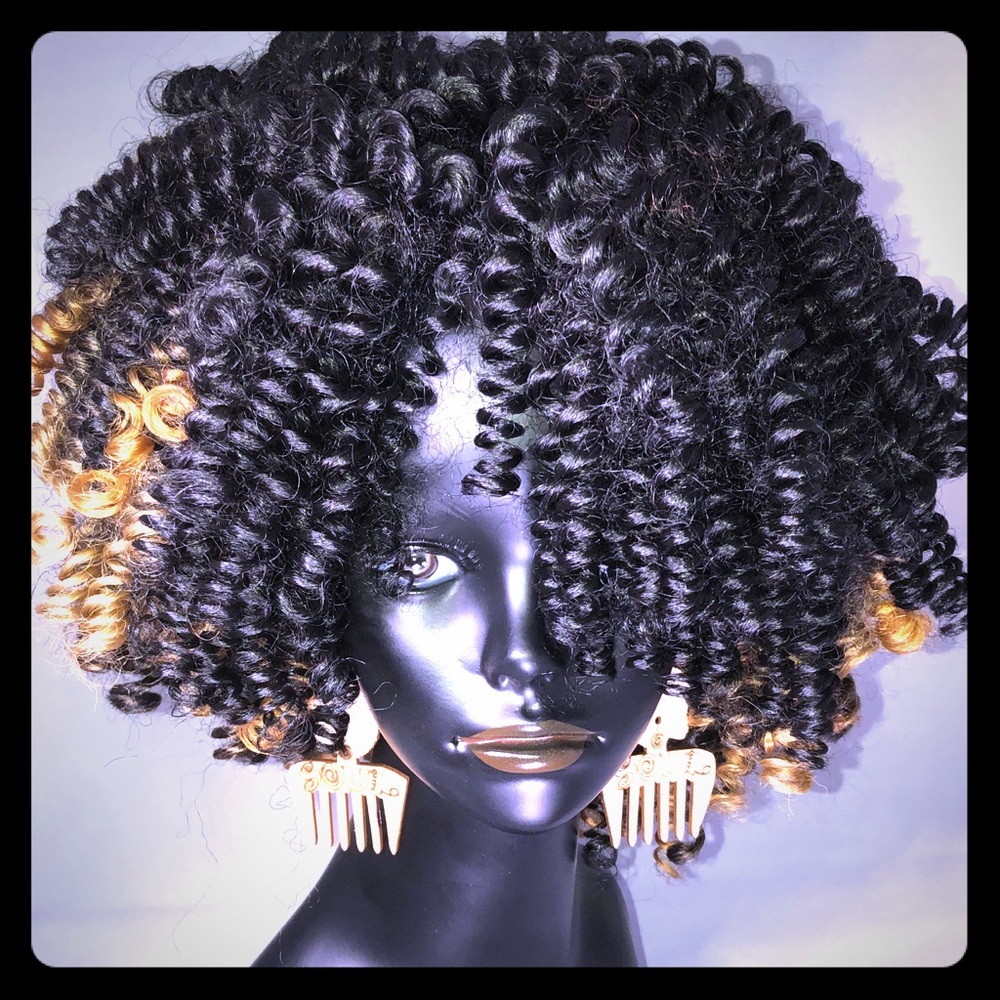 Handmade Crochet Wig NWOT 1B/27